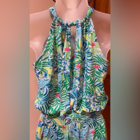 New With Tags Lilly Pulitzer Shirelle Skirted Romper in Via Parigi Size XXS ๐๐ - Picture 4 of 8